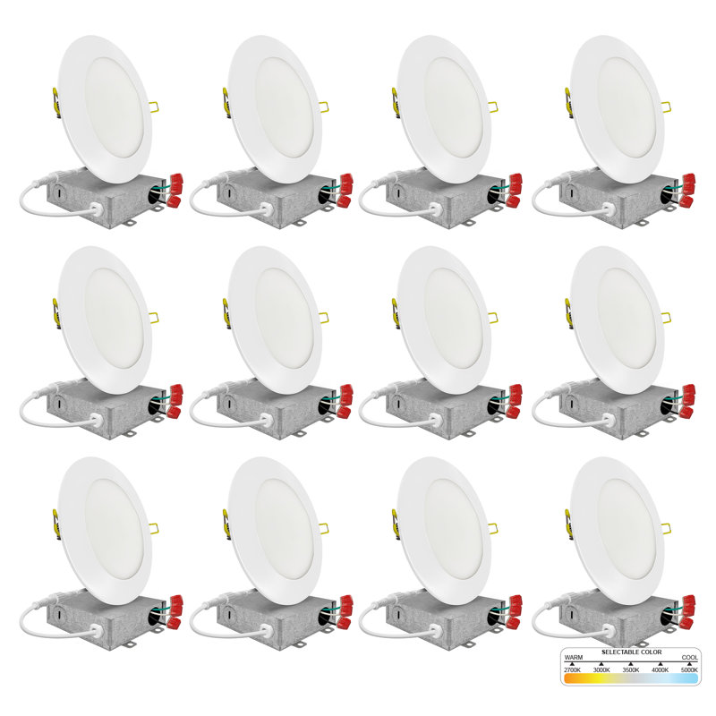 Ensemble d'éclairage encastré à DEL 3 po Ultra Slim