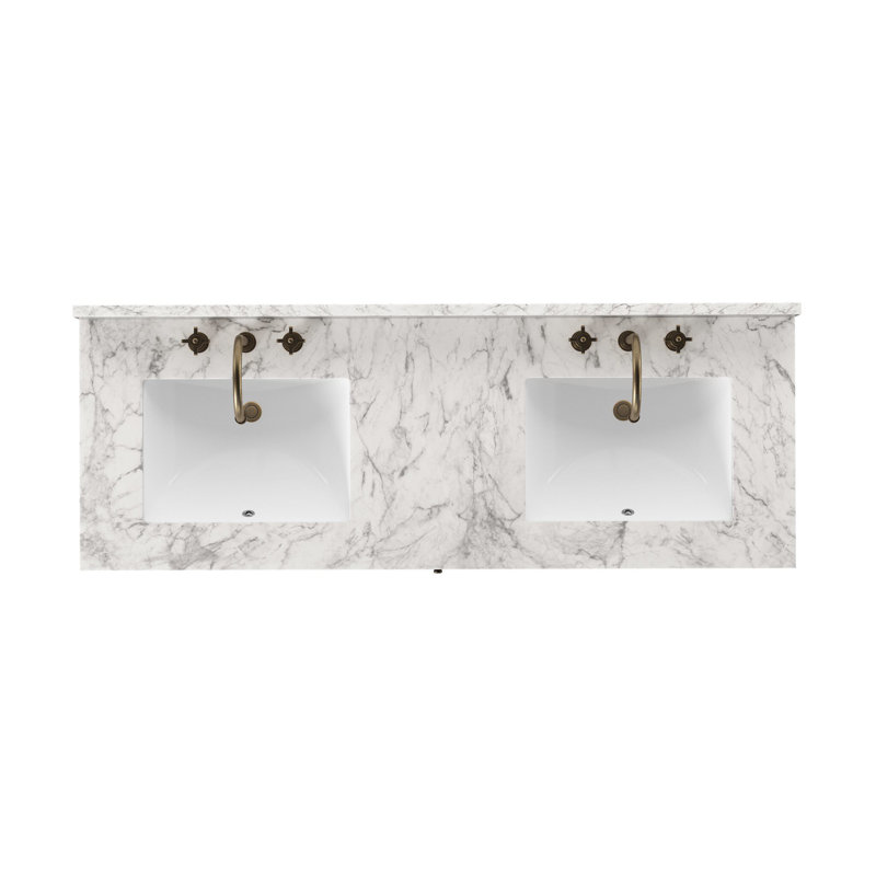 Millie Double Vanity-Satin Drifted Black Veneer, Black
