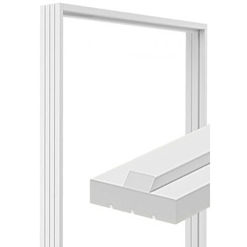Dalle française 15-Lite blanc bois massif 80 po x 36 po avec trousse