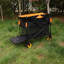 Chariot pliant de grande capacité avec chariot extensible
