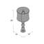 Lampe de table de 25" Dronfield
