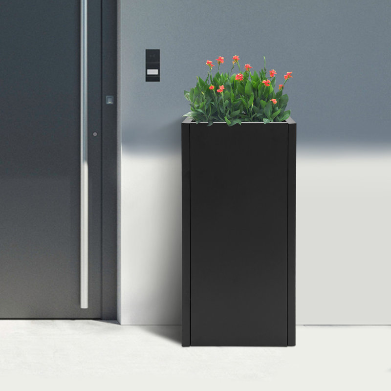 Metal Planter Box, Black