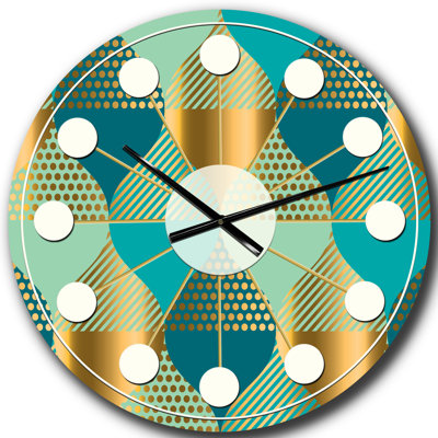 Horloge murale de luxe Mid-Century