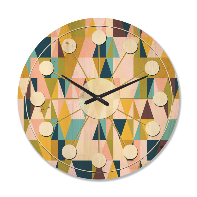 Horloge murale triangulaire I, Très grand