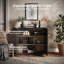Ensemble de buffet modulaire 3 pièces - C + 2B - Ébène-1100799670