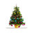 Floortex Christmas Tree Mat-14993963
