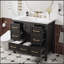 Meuble-lavabo 36 po avec lavabo en résine-946750544