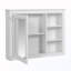 Armoire de rangement murale avec miroir et tablette réglable