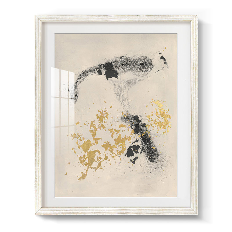 Gris anthracite I - impression encadrée, H 28,5 po x l 20,5 po, Blanc