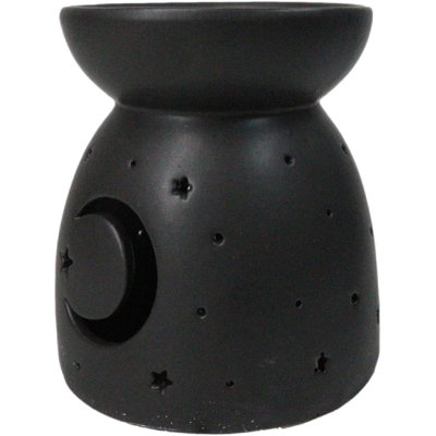Chauffe-bougie en céramique Wicca Crescent Moon