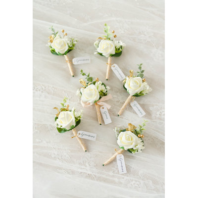 Boutonnières Ling's Moment en ivoire