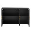Armoire de rangement à trois portes avec poignées en métal pour le salon-863440092