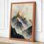 Mountain at Sunrise Scandinavian - Wrapped Canvas-1243395083-1243396085
