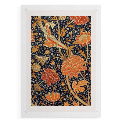 Vintage Abstract Print XXIV -Canvas Print Only - NOT FRAMED