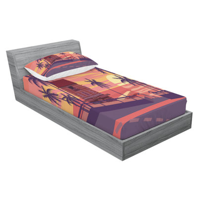 Island Party Microfiber Sheet Set