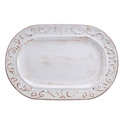 Pfaltzgraff Trellis 13.8 in. Oval Platter