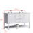 Vicini 54" Double Bathroom Vanity Set-1105960576