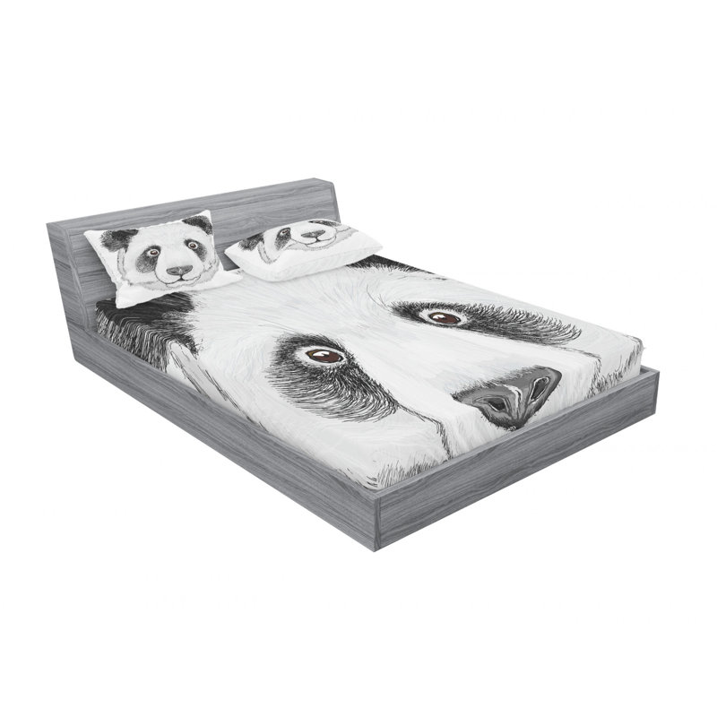 Microfiber Sheet Set, Queen Sheet Set with Fitted Sheet