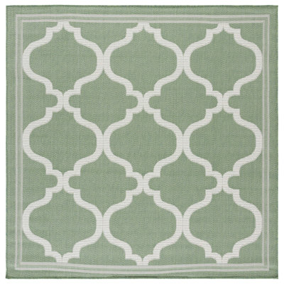 Ruchy Performance Machine Washable Geometric Indoor/Outdoor Area Rug