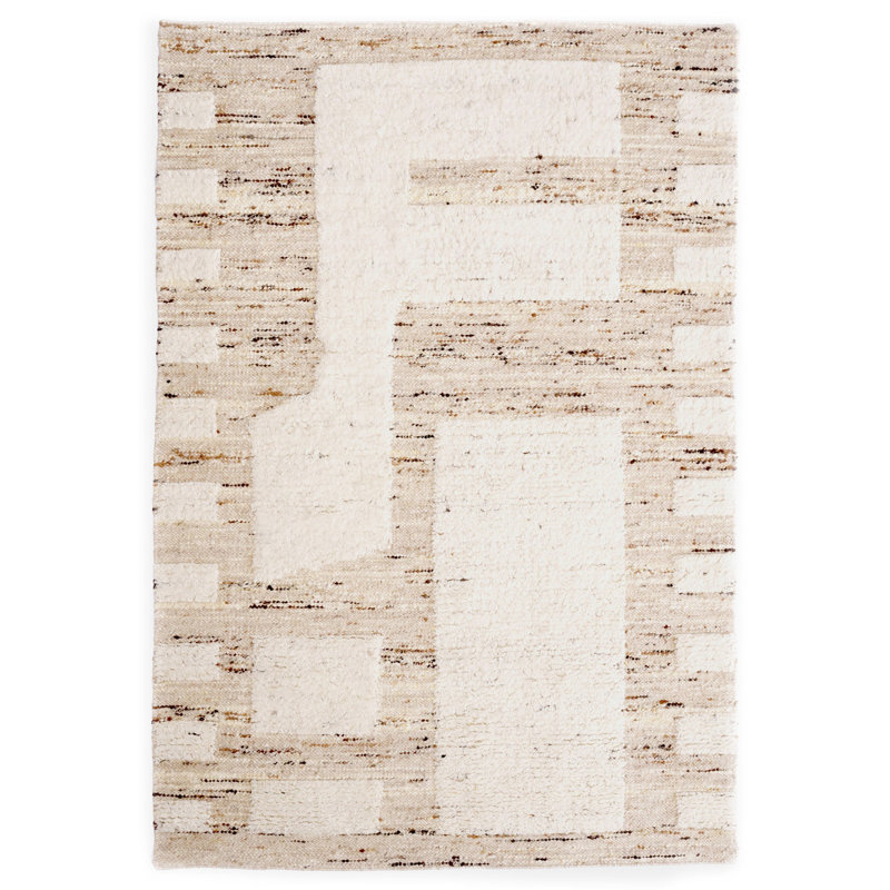 Mitrita Flatweave Wool Abstract Indoor Rug, Rectangle 8' x 10'