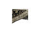 Hand-Knotted High-Quality Cream and Black Runner-1180001385