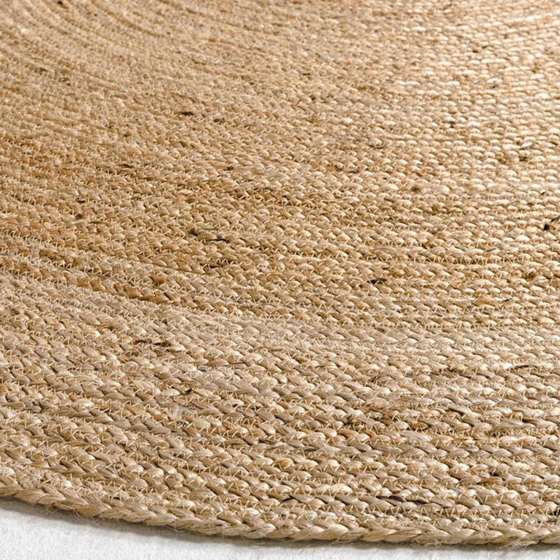 Garnes Geometric Hand Woven Area Rug, Round 150 x 150cm