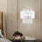 Hanson Steel Flush Mounted Sconce