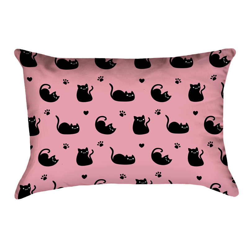 Coussin lombaire intérieur / extérieur Katelyn Elizabeth, Rose