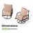 Metal Swivel Patio Lounge Chair with Thicken Cushions