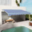 Auvent de terrasse rétractable en polyester Outsunny-97850777-97850778-97850779