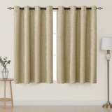 Jayla Solid Color Blackout Thermal Grommet Curtain Panels