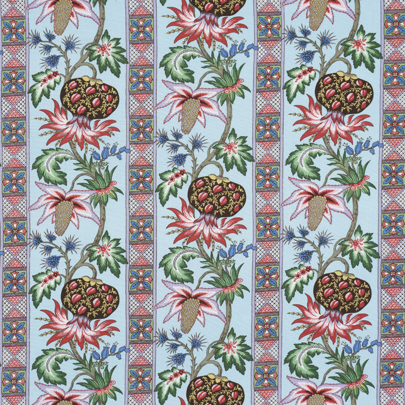 Bailey Botanical Fabric, Azure