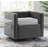 Booth Performance Velvet Swivel Armchair-247504644