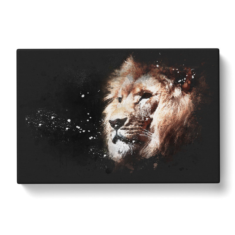 Lion Vol.8 - Wrapped Canvas, 40cm H x 60cm W x 3cm D