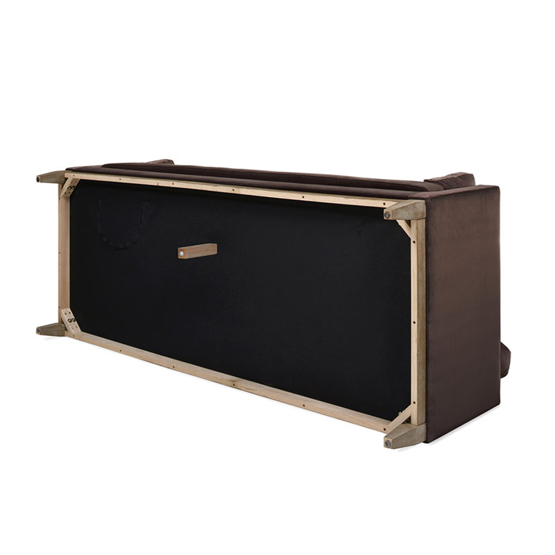 Canapé 84 po Modern Farmhouse, Deep Brown