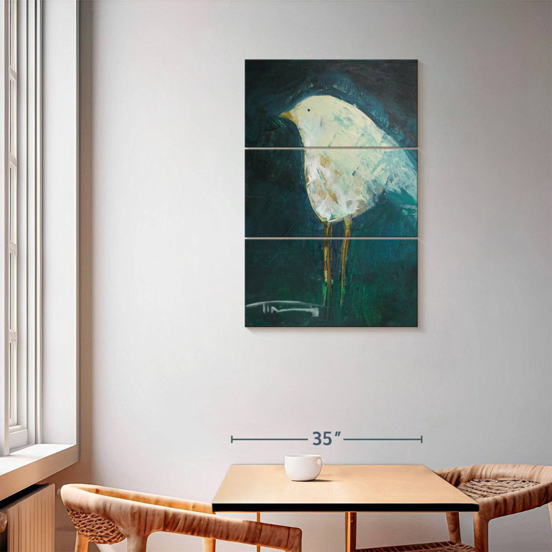 Brampt Waiting Bird, 57" H x 36" W
