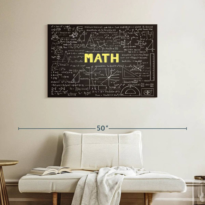 Keiri Math Chalkboard, 26" H x 39" W