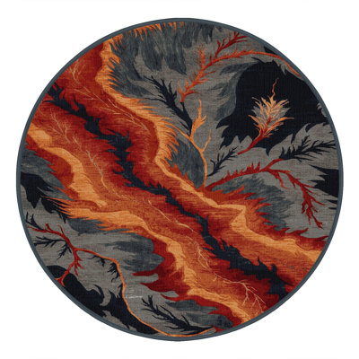 Tapis brun lavable à la machine