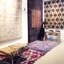 Rumi Ikat Hand-Knotted Silk Sunburst/Gray/Black Area Rug