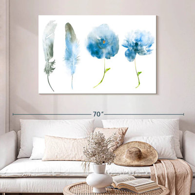 Fleurs bleues Harnek Airy
