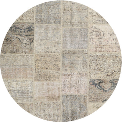 Tapis contemporain gris / beige