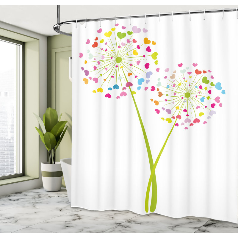 Ensemble de rideau de douche + crochets, H 70 po x l 69 po
