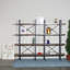 Kaecyn 56.69'' H x 70.86'' W Metal Etagere Bookcase-1820221659-1857791816
