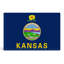 «Kansas State Flag» - art mural sur toile sceau de tournesol-133576050