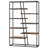 71" Tall Bookshelf With Heavy-duty Metal Frame 7-tier Industrial Etagere Bookcase