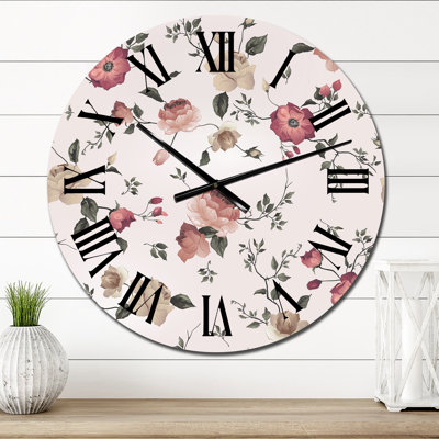 Oversized Patterned 36" Wall Clock