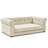 Modern Large Breed Dog Bed, Beige, Long Lasting Comfort Elegant Extra Padding For