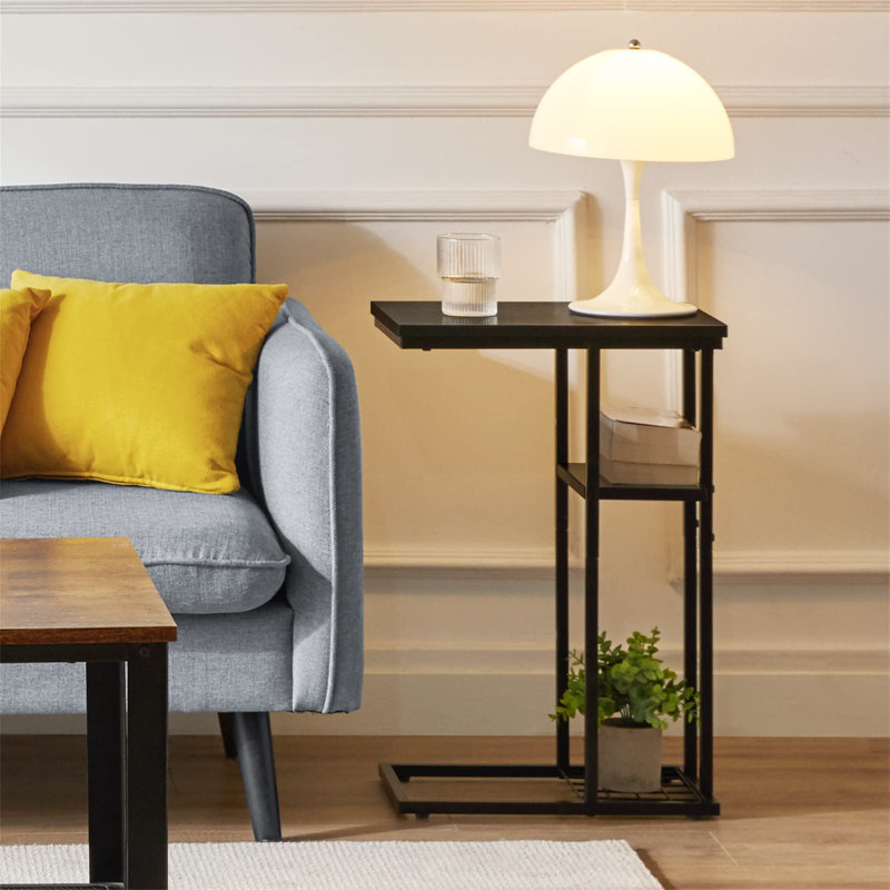 Bobker End Table, Black, Black