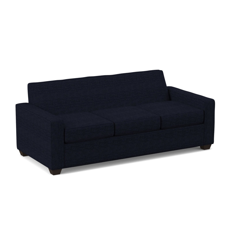 Avery 80" Square Arm Sofa with Reversible Cushions, Cafelle, Connelly Dove