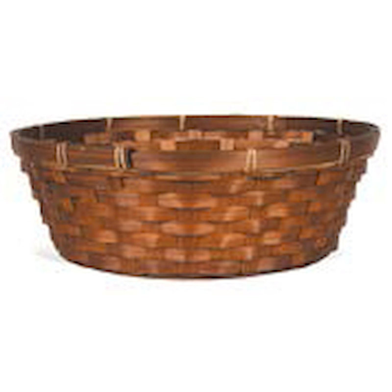 Panier à mèches/en rotin en bambou, H 3,75 po x l 11,5 po x P 11,5 po